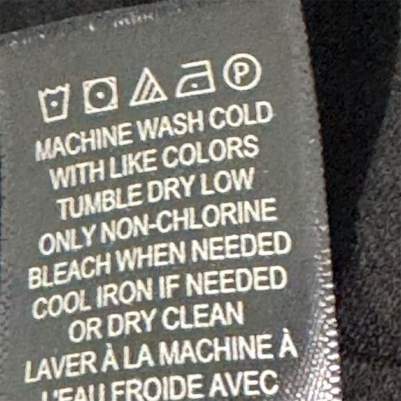 NWT Adrianna Papell Chevron Stripe Blouse M Black White 3/4 Sleeve Work Top - Picture 7 of 10